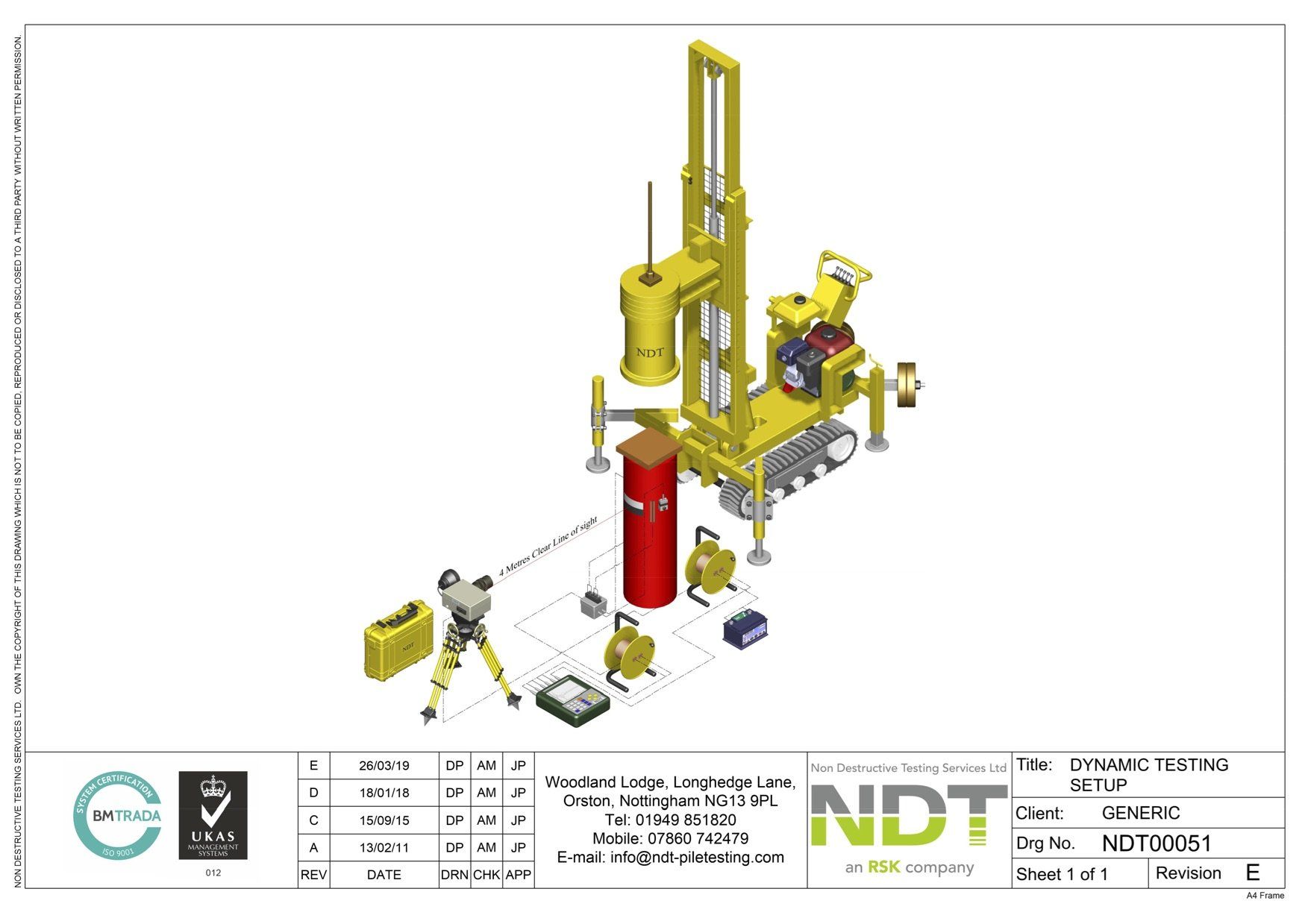 NDT00007 4 Standard Pile Layout (4000kN)