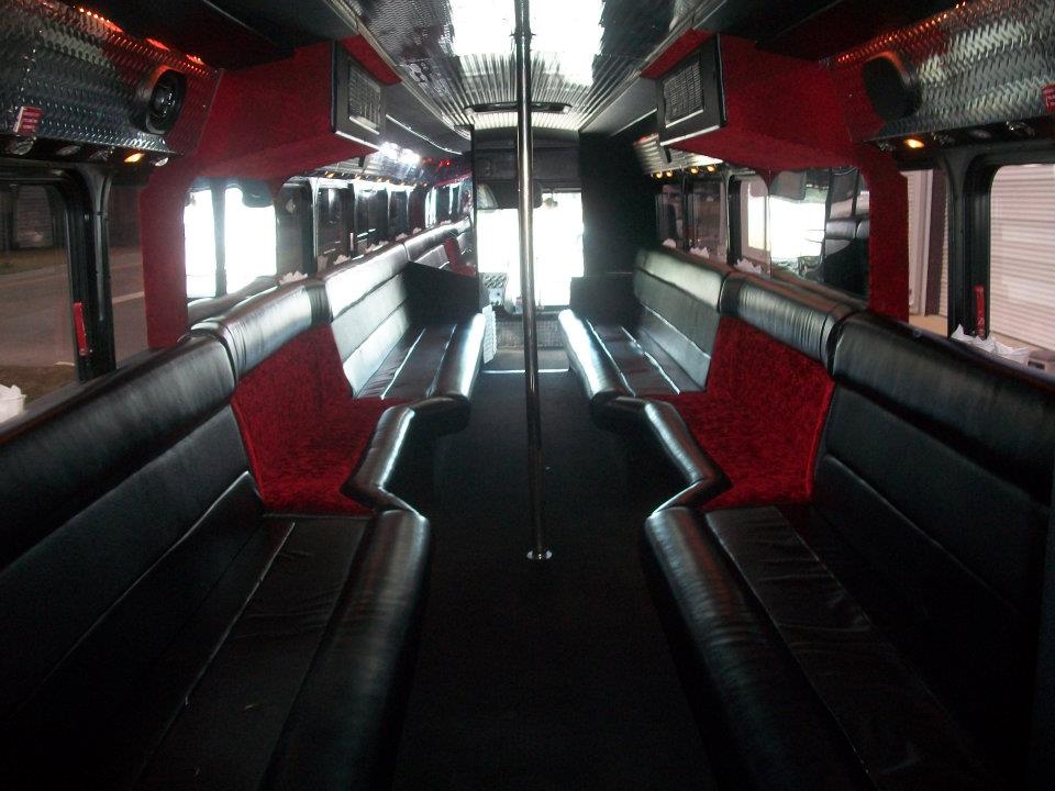 Luxury Limo — Interior design of a limo bus in Pensacola, FL