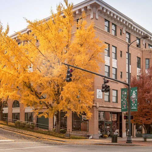 Downtown Rome in Fall