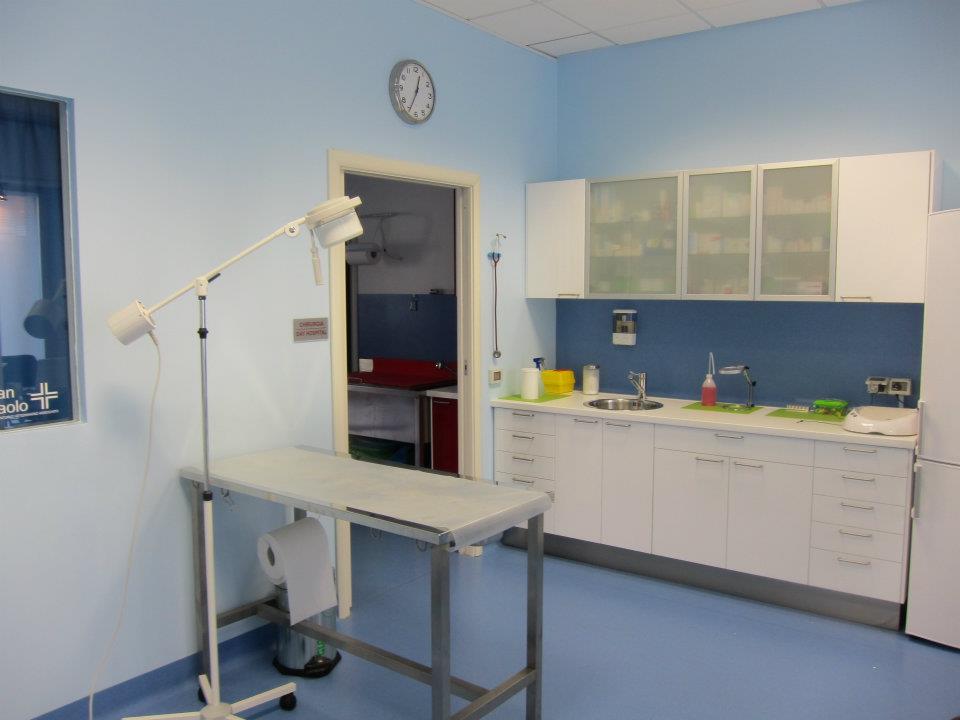 sala visite presso la clinica veterinaria San Paolo