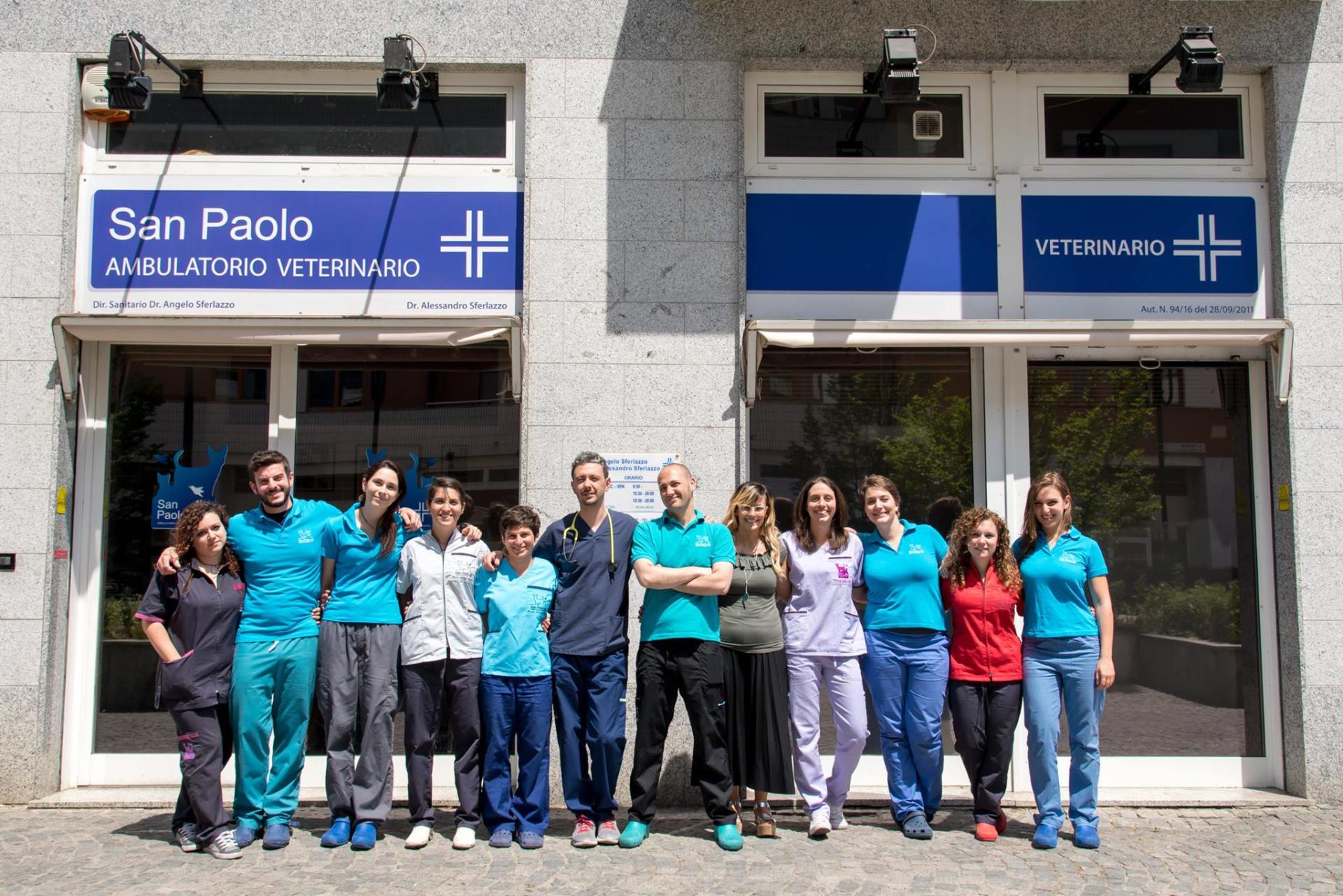 staff della clinica San Paolo