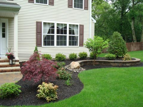 House Landscape Design — Middletown, NJ — Precision Landscape Contractors