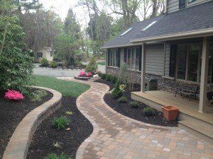 After Construction of Patio — Middletown, NJ — Precision Landscape Contractors