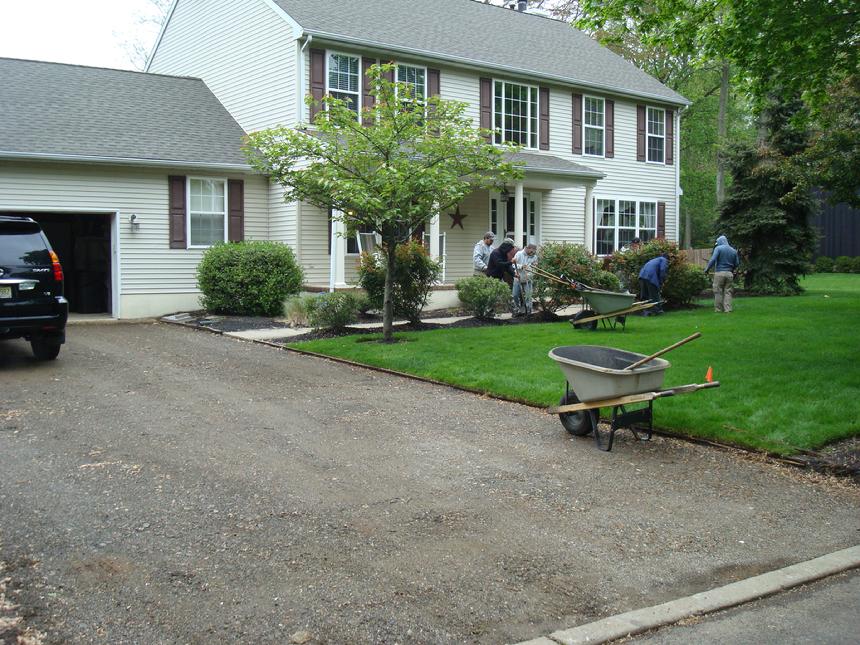 Before Walkways Service — Middletown, NJ — Precision Landscape Contractors