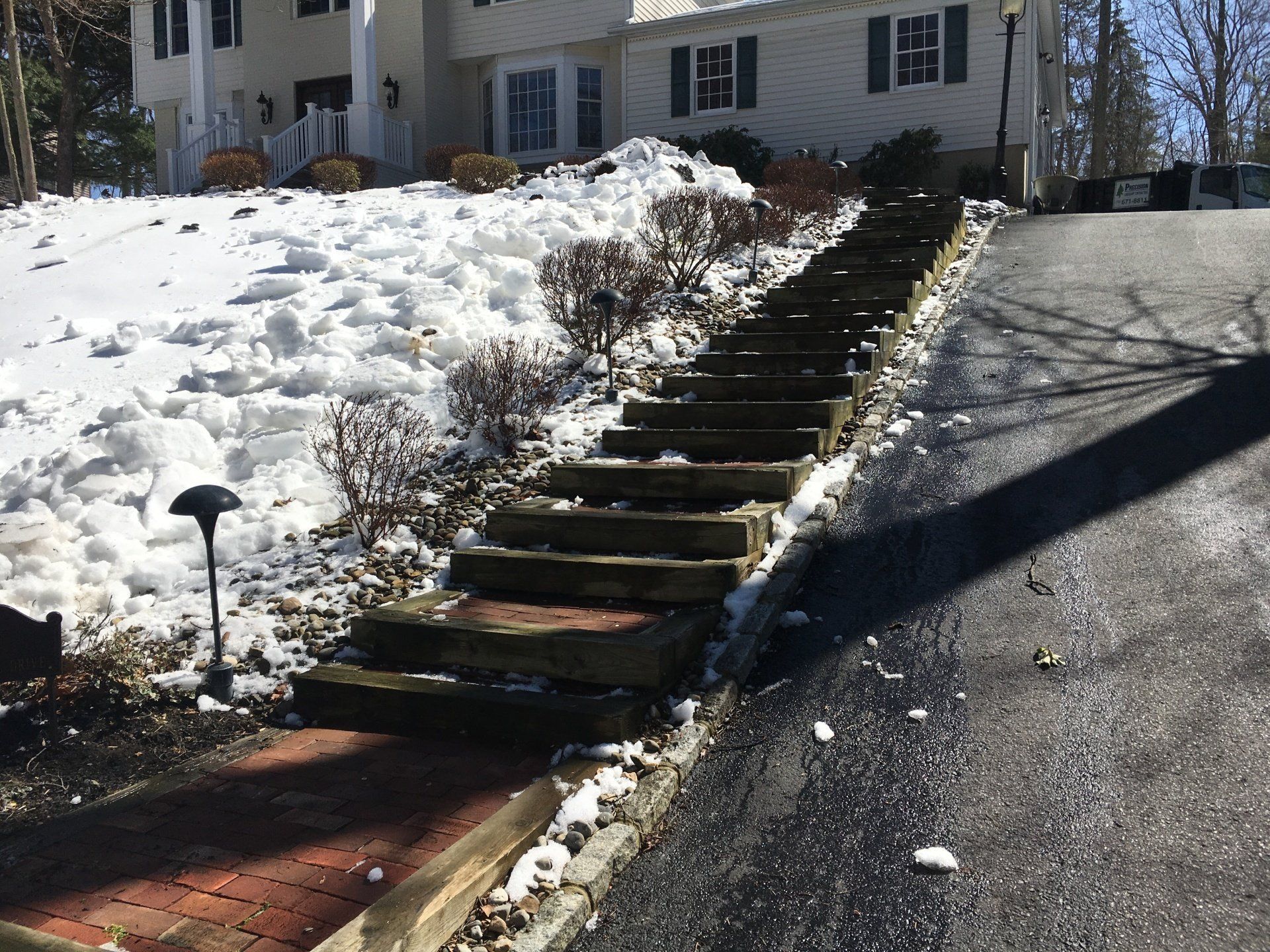 Before Adding Backyard Grass — Middletown, NJ — Precision Landscape Contractors