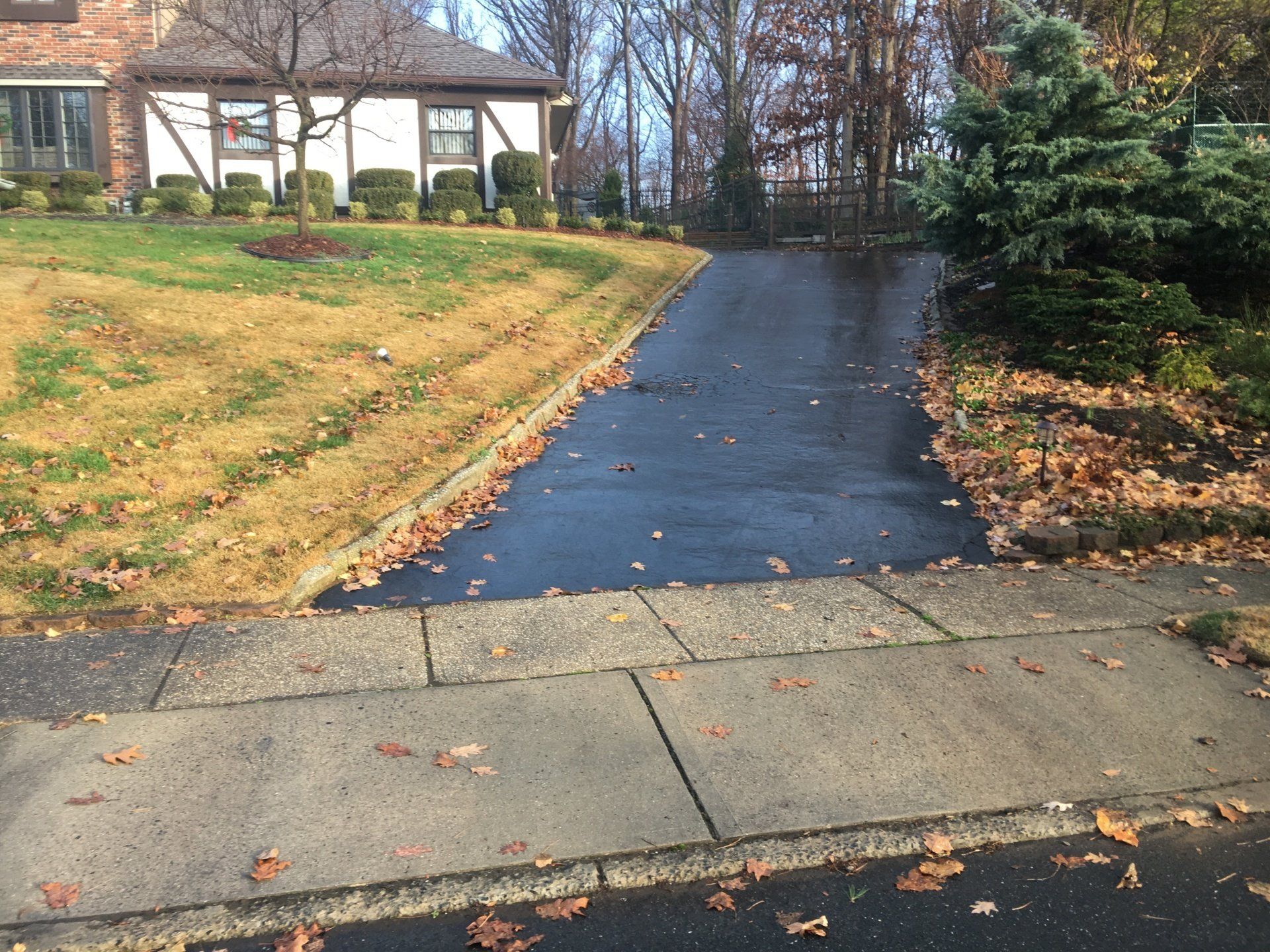 Before Adding Backyard Grass — Middletown, NJ — Precision Landscape Contractors