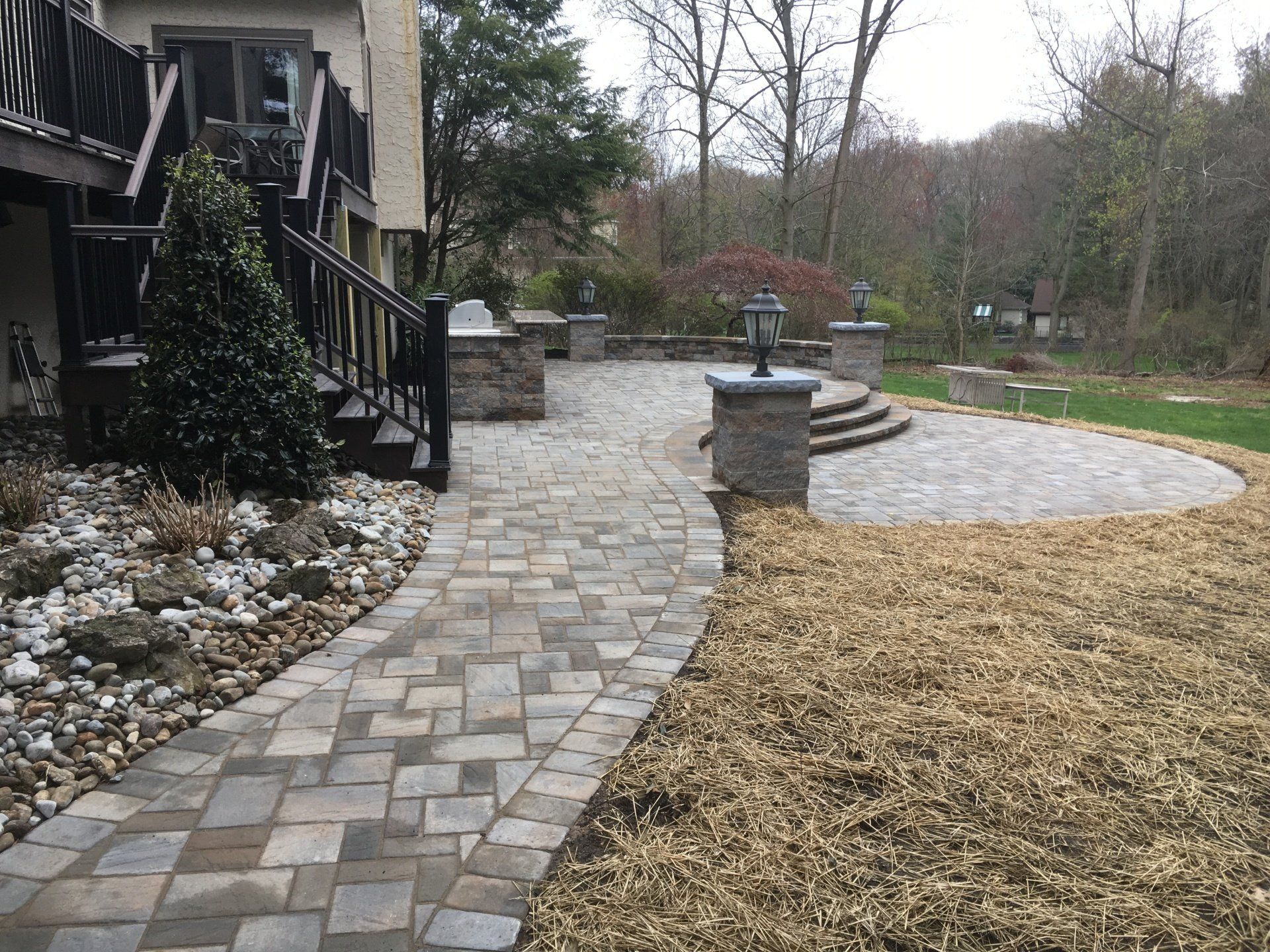 After Adding Backyard Grass — Middletown, NJ — Precision Landscape Contractors