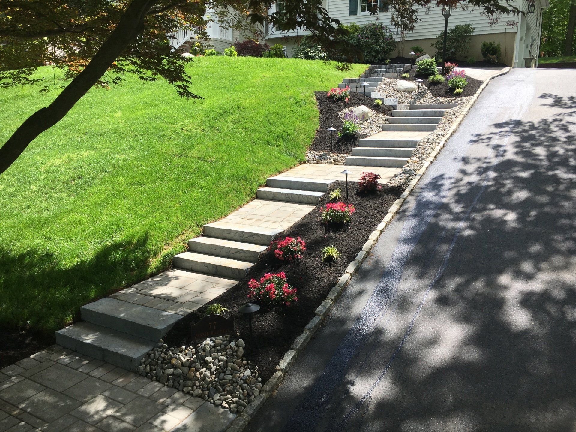 After Adding Backyard Grass — Middletown, NJ — Precision Landscape Contractors