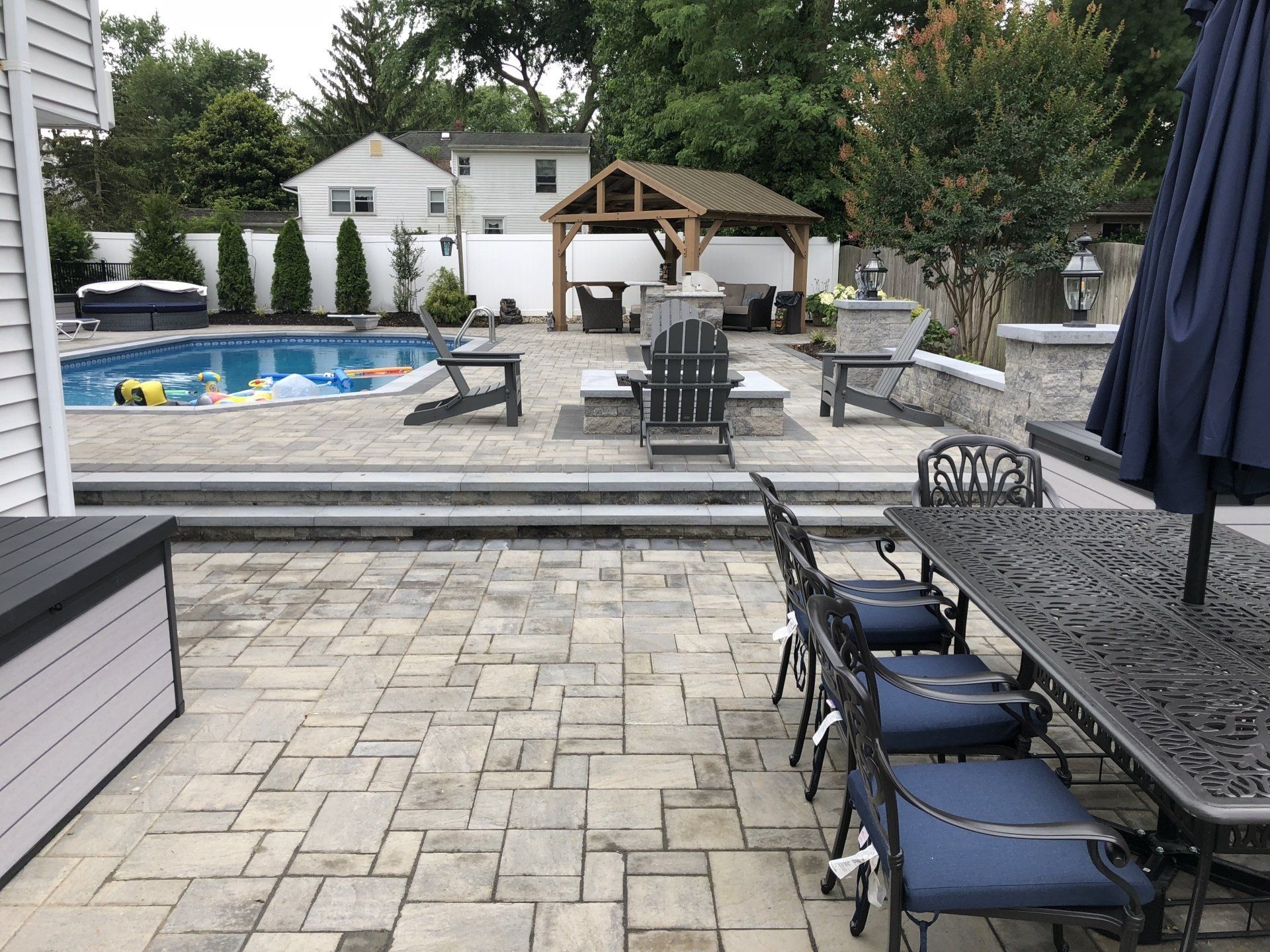 After Adding Backyard Grass — Middletown, NJ — Precision Landscape Contractors