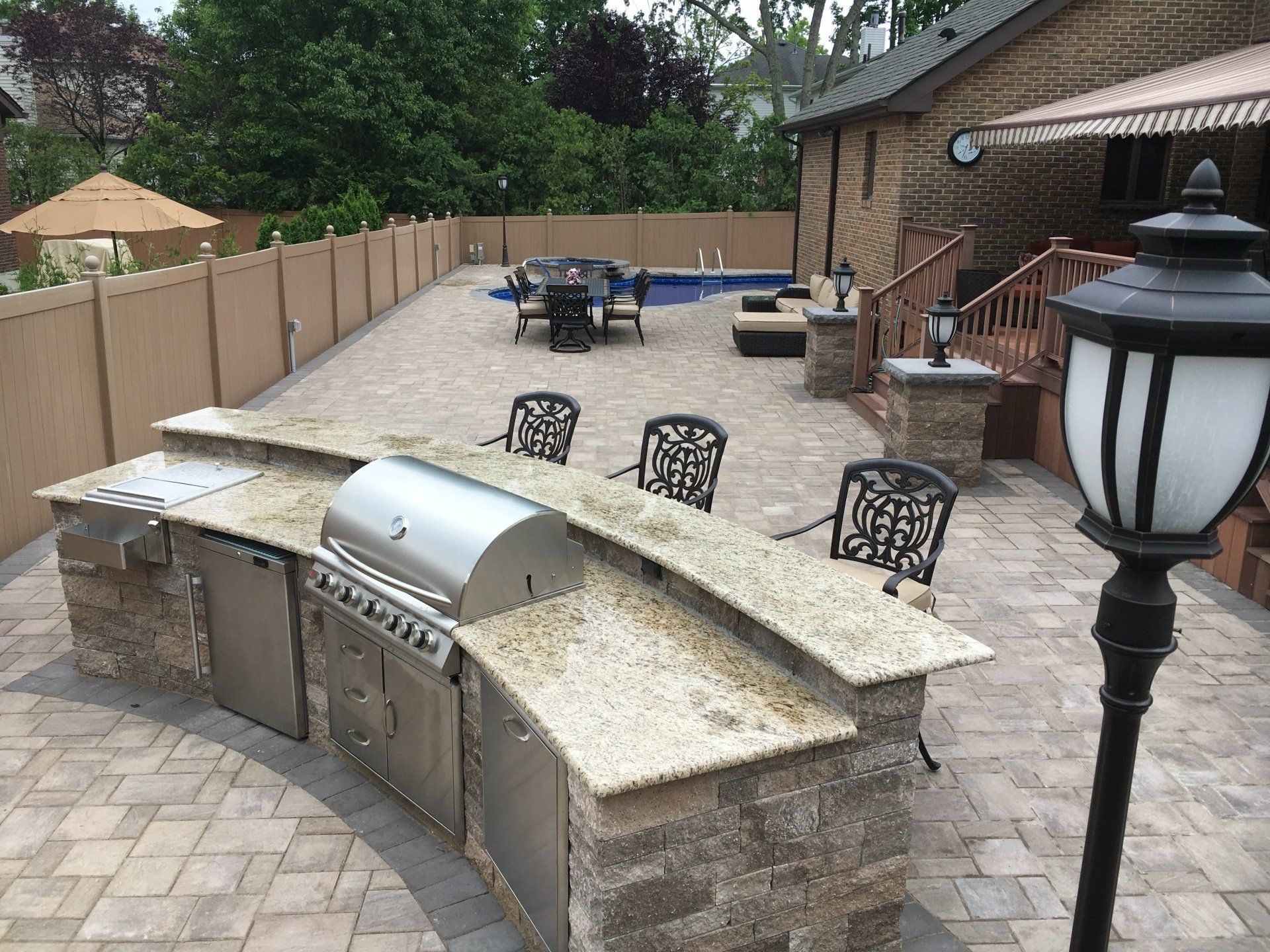 After Adding Backyard Grass — Middletown, NJ — Precision Landscape Contractors