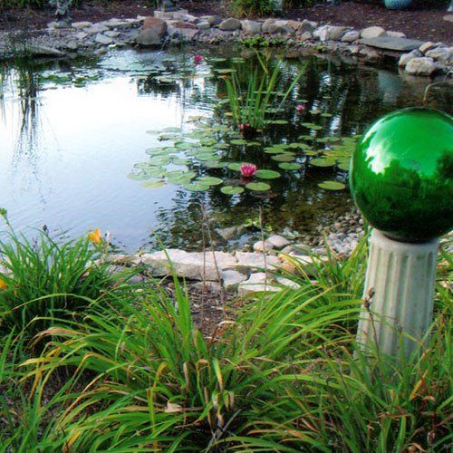 Ponds — New Lenox, IL — A Fresh Cut Landscaping A finished landscape design in Manhattan, IL