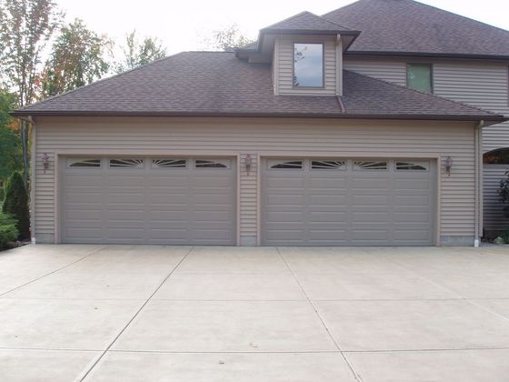 Residential garage doors