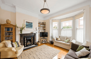 To arrange a home plastering consultation in Northamptonshire call 01933 421 340 Freshly decorated lounge