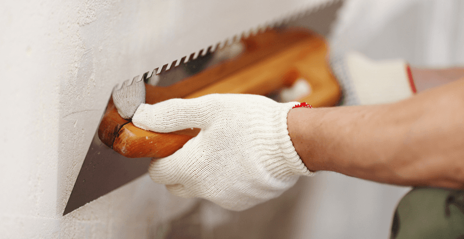 For safe and professional Artex removal in Northamptonshire call 01933 421 340 Plastering in progress