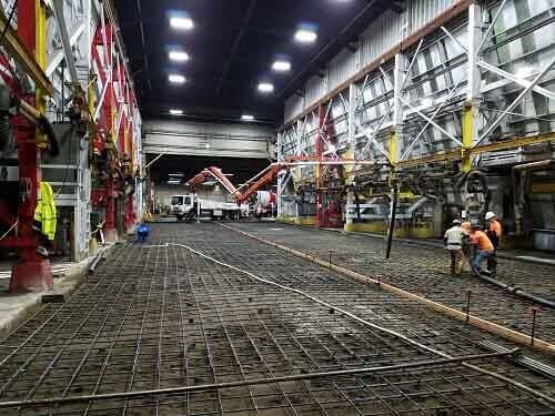 Industrial Concrete Slab Construction