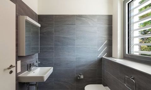 bathroom tiling