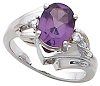 Amethyst Silver Ring