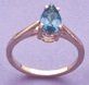 Aqua Marine Gold Ring