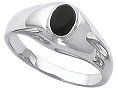 Garnet Silver Ring
