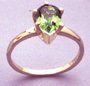 Peridot Gold Ring