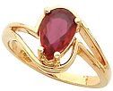 Pink Tourmaline Gold Ring
