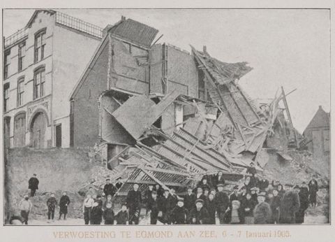 Verwoesting na de storm van 1905 Verwoesting na de storm van 1905