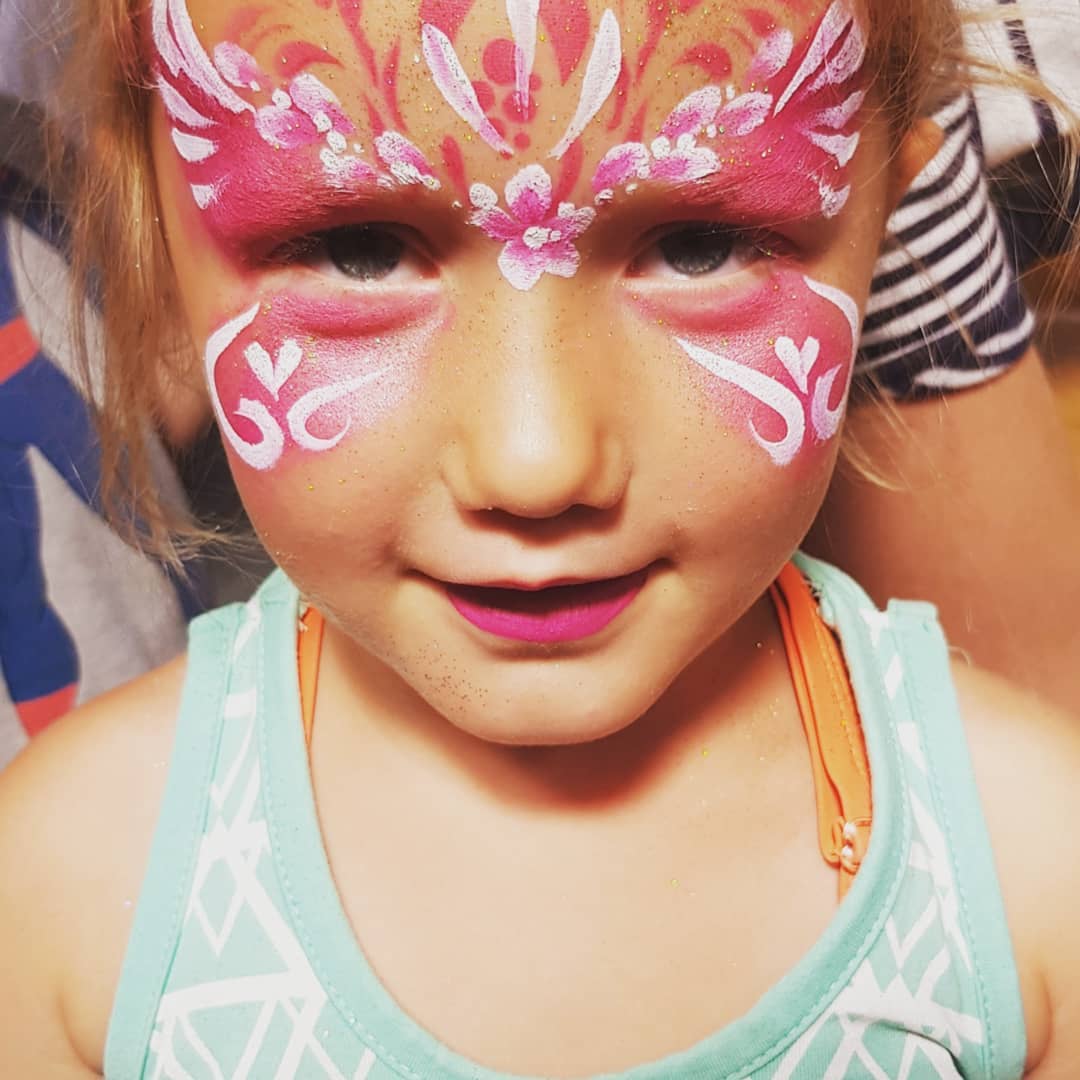 Schmink vlinder prinses bloemen