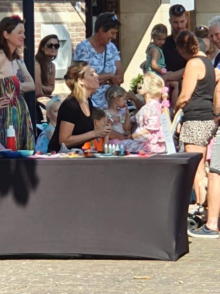 SchminkSterren, Schminken, feesten, evenementen, winkelcentrum, kinderschmink, kinderen, prinsessen
