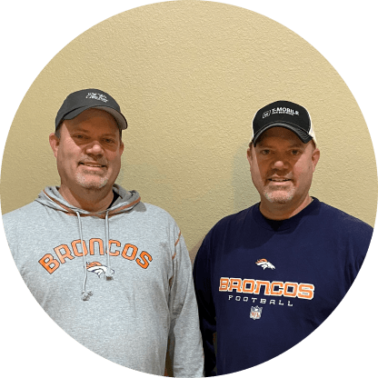 Photo of Yellowstone Dreamin owners & twin brothers Tedd & Doug Hipp Photo of the Hupp twins Tedd and Doug