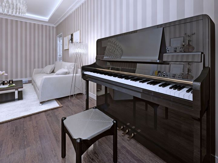 upright piano