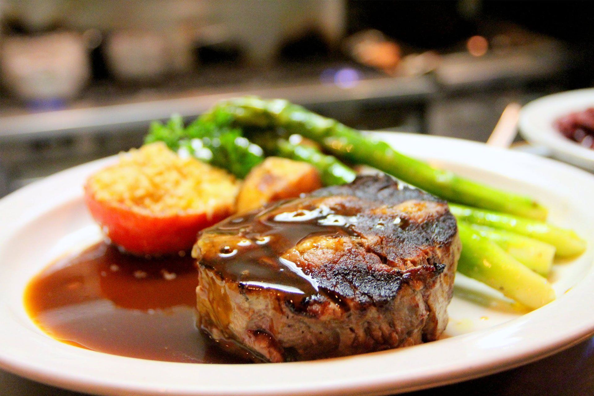 carmelized steak