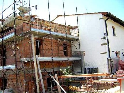 palazzo in fase di restauro