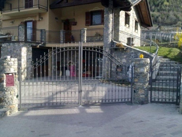 Cancello in ferro battuto