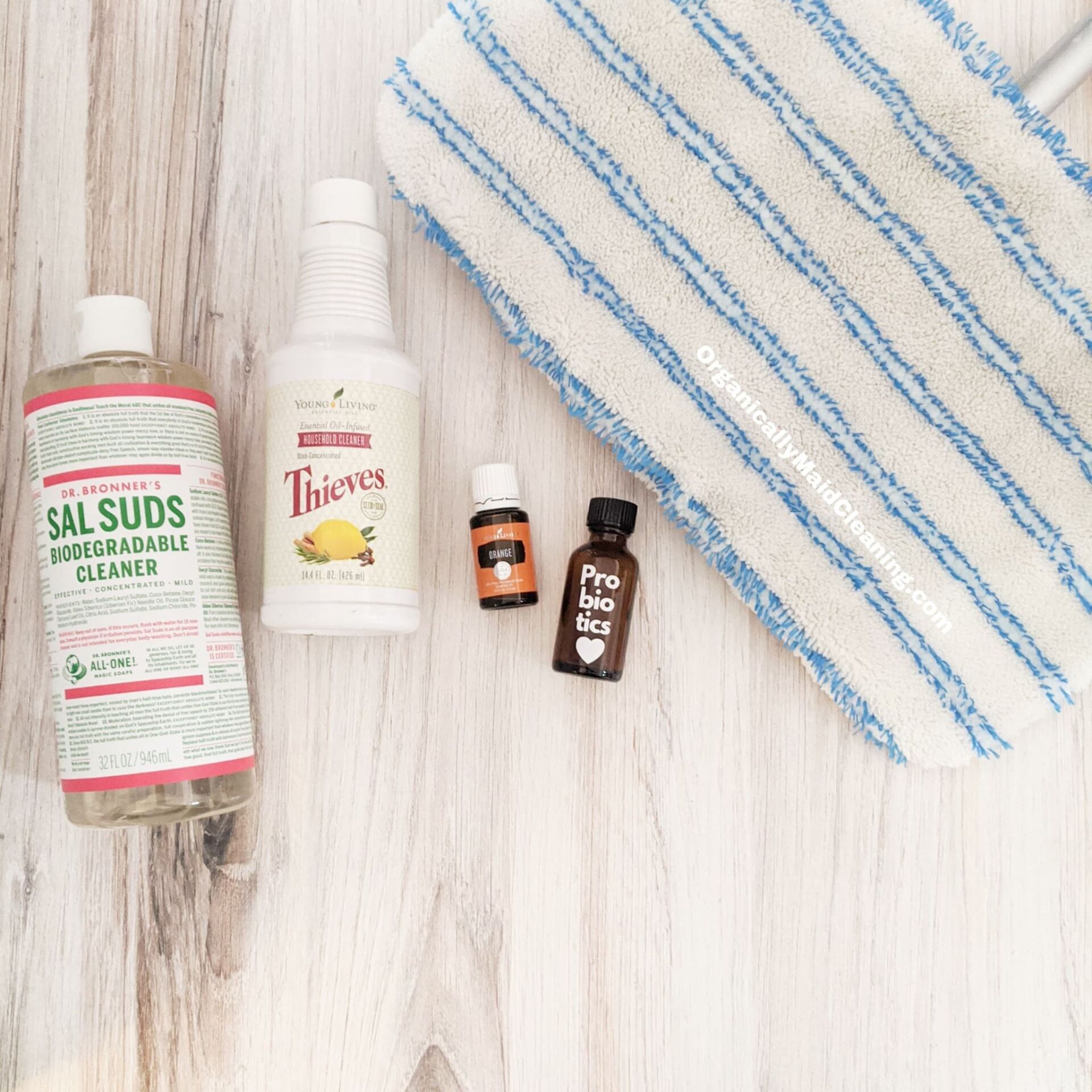 Bio degradable cleaning supplies