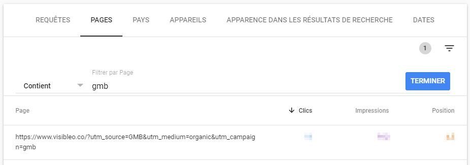 GMB dans Google Analytics