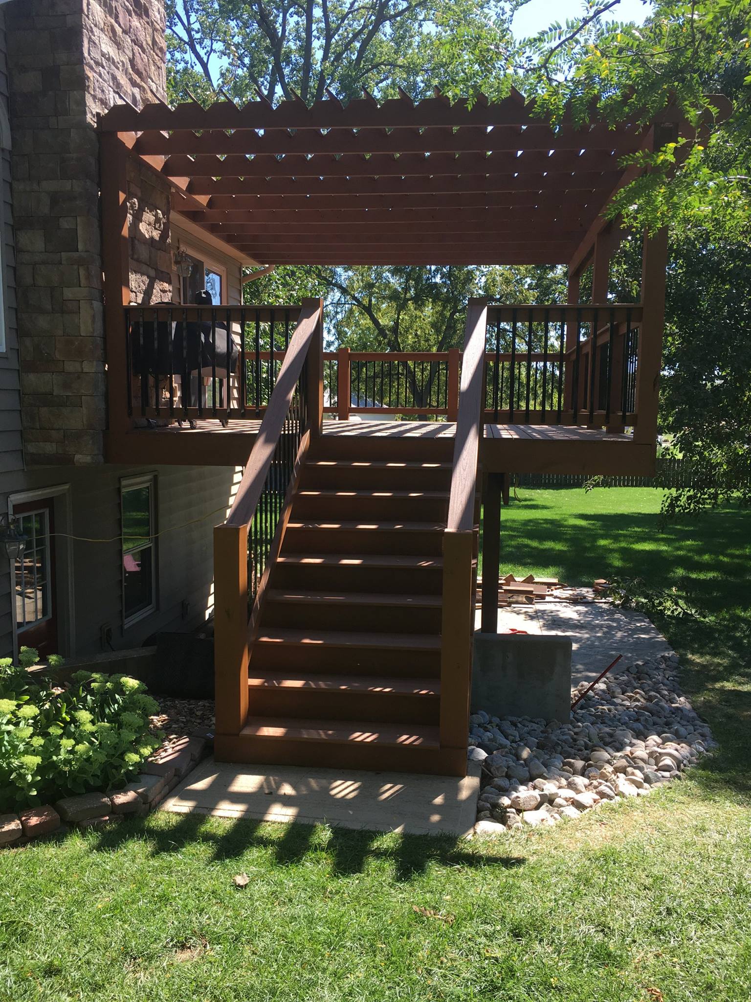 New Pergola-Pergola from Side