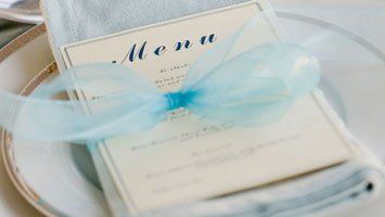 Luxury menu design and creation