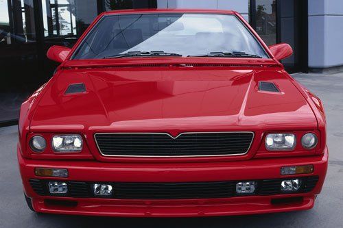 A red car
