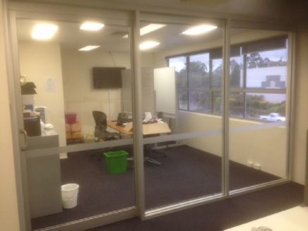 Staircase thanks to commercial aluminium and glass services in Brisbane