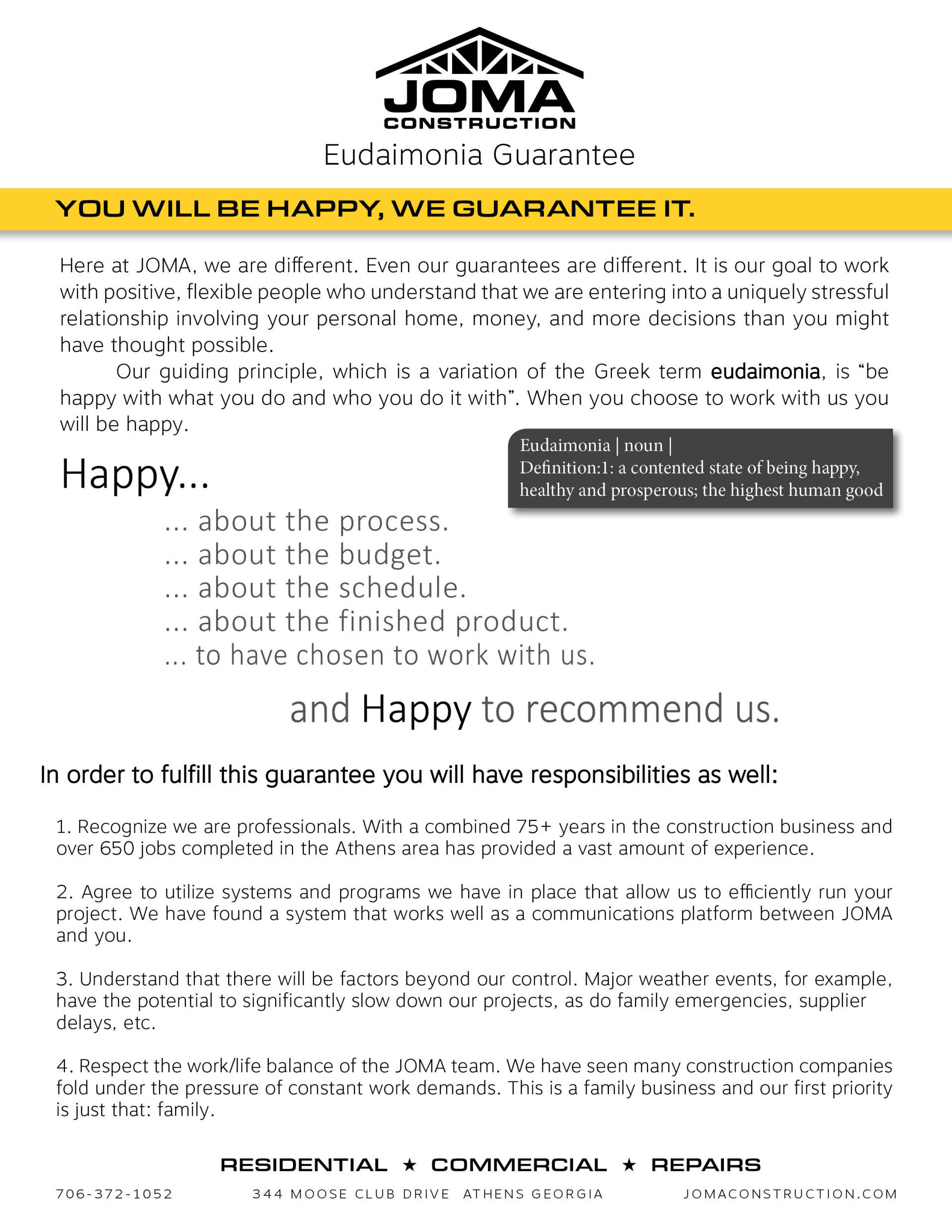 Eudaimonia Guarantee Eudaimonia Guarantee PDF