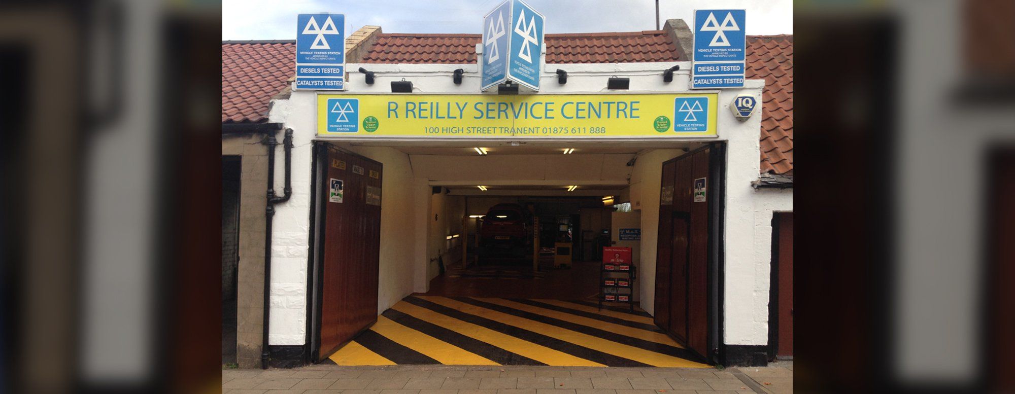 Reilly Service Centre garage enterance