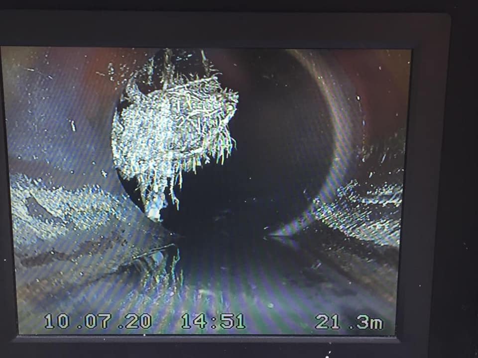 immagine da videoispezione con telecamere