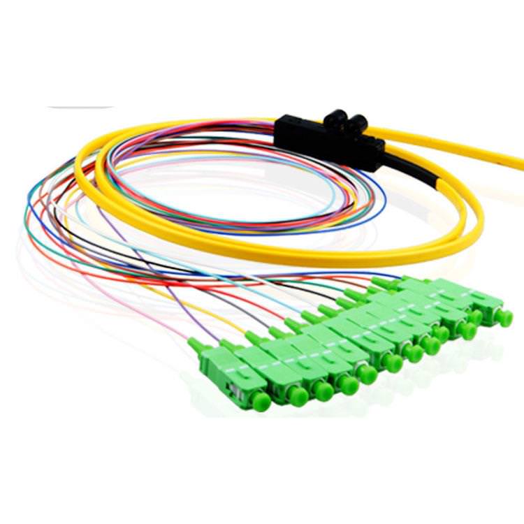 A bunch of wires are connected to each other on a white surface.