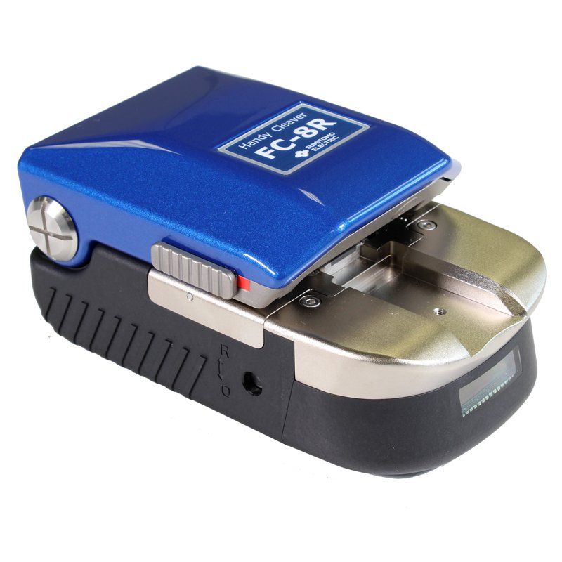 A blue and black device that says fc-8r on it