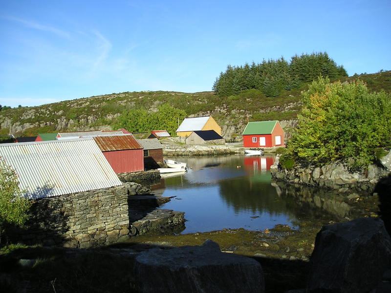 A row of houses sit next to a body of water