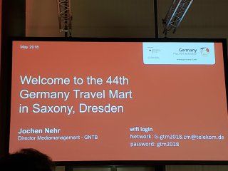 Welcome to the 44th germany travel mart in saxony , dresden