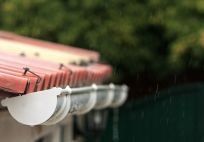 New gutters on a house roof in Geelong