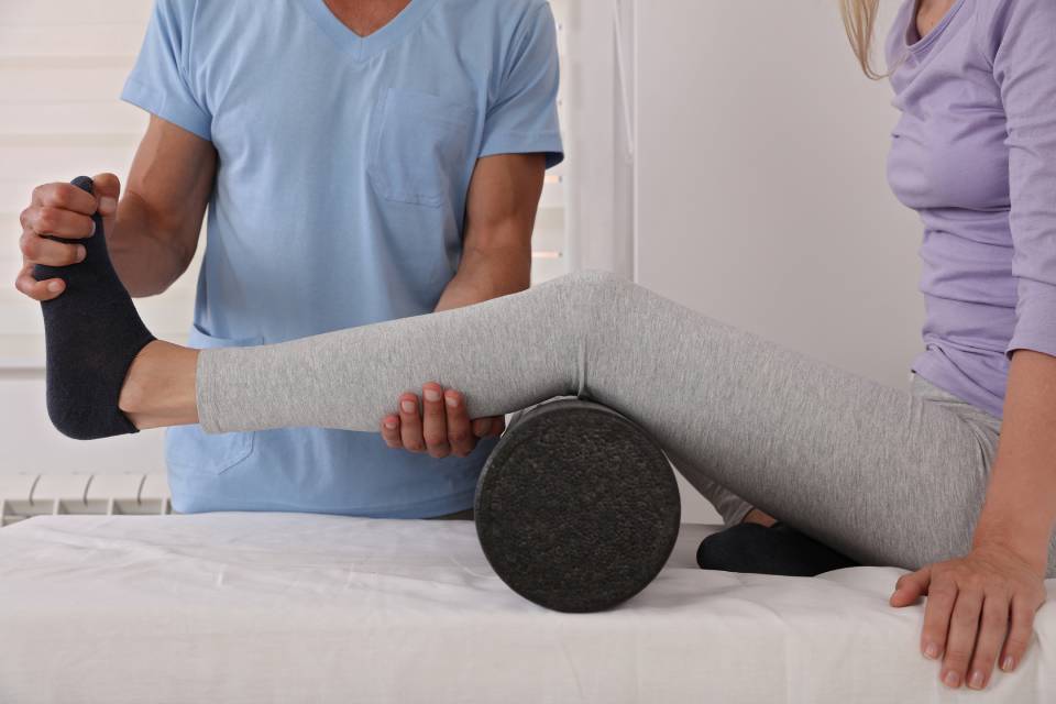 Fisioterapia per la gamba