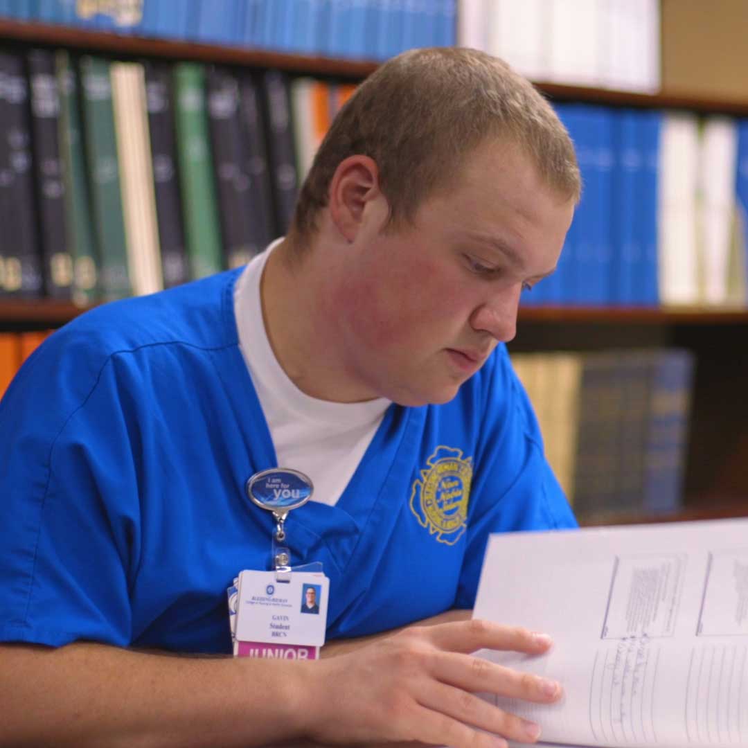 Gavin Studying