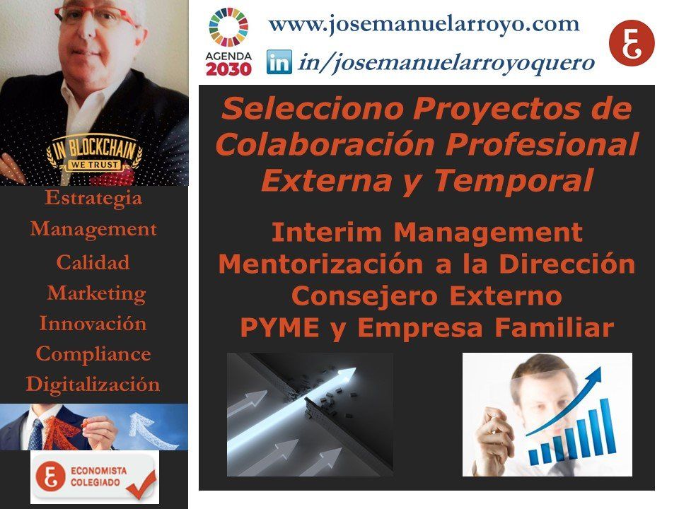 Consultor Empresarial. Interim Manager. Consejero Externo